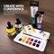 12 Pieces Watercolor Travel Set - Watercolor Paint Set for Watercolor Paper and More - Watercolor Set for Artists and Students - Water Color Paint for All Skill Levels